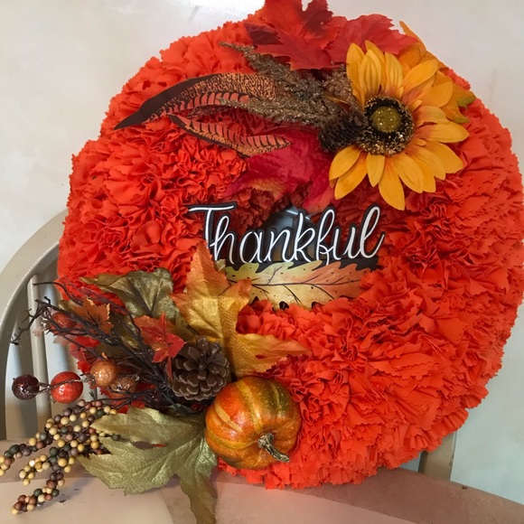 Other - Fall thru Thanksgiving Wreath